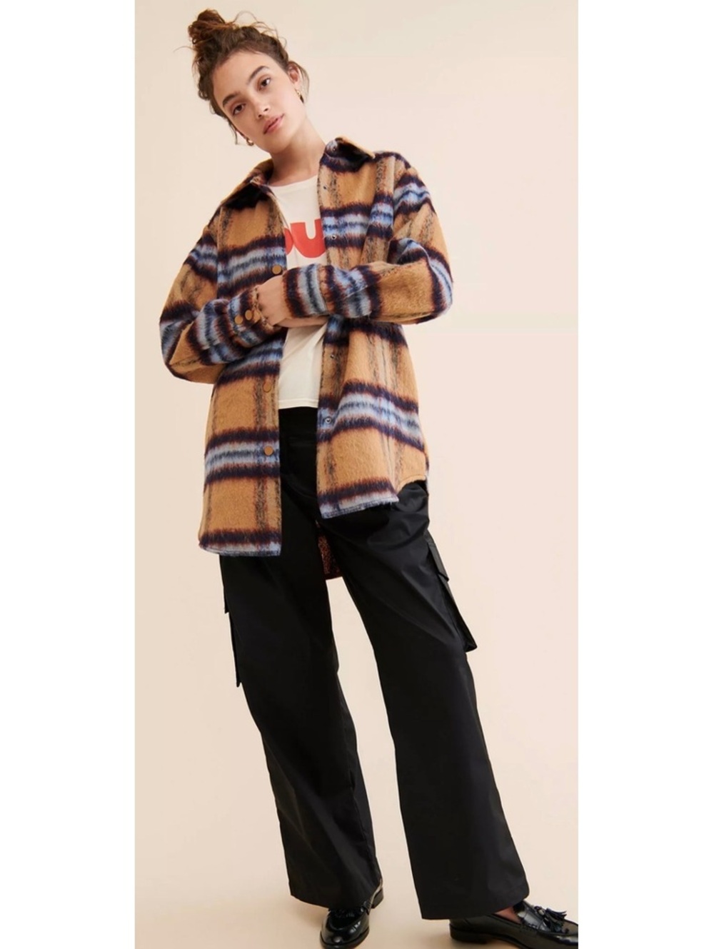 STEVE MADDEN Eldridge Plaid Shacket
